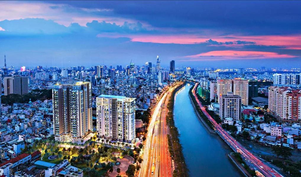 Lusso Suites - D1Mension & Zenity Residence, Sg'S Heart مدينة هوشي منه المظهر الخارجي الصورة